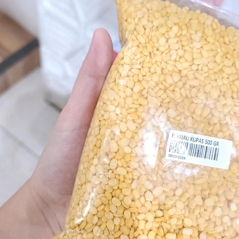 [ 500 GRAM ] Kacang Hijau Kupas Tanpa Kulit 500 Gram 3