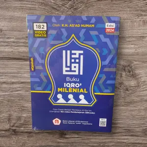 buku iqro milenial full collor original 182 video gratis