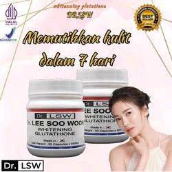dr lee soo wook whitening glutathione price Whitening Supplement Dr Lsw (Lee Soo Wook) Pemutih Badan Glutathione Korean  Formula Collagen Cerah Muka Glow Beauty main image 1