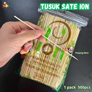 Tusuk Sate Bambu Ion 500gr / Tusuk Cilok Pentol Sempol Cireng 20cm