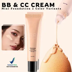 Concealer BB Cream Moisturizer Brightening Liquid Foundation Waterproof MP041 BPOM