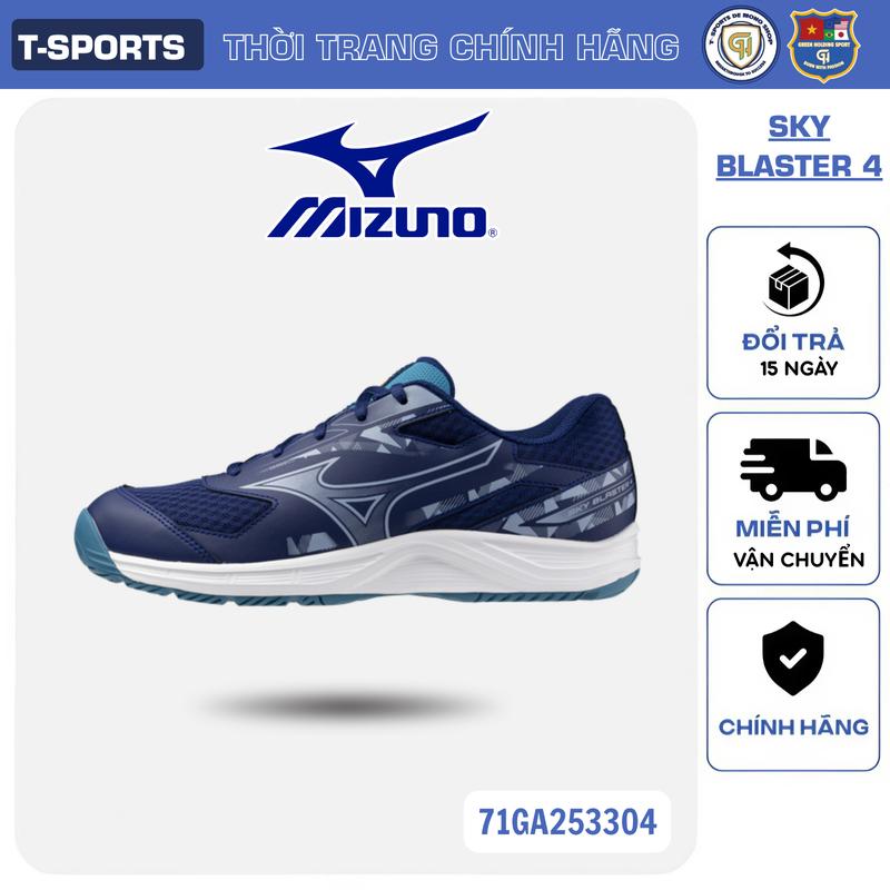 Mizuno Giày Cầu Lông SKY BLASTER 4 - Đế Chống Trượt Cao Cấp & Công Nghệ Shock-Absorb - Tăng Tốc Di Chuyển Linh Hoạt
