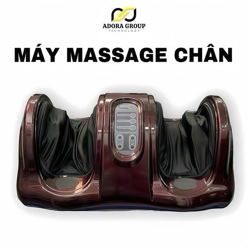 Máy Massage Chân Trị Liệu ADORA, Mát Xa Xoa Bóp Bàn Chân, Có Điều Chỉnh Nhiều Chế Độ - Sử Dụng Tại Nhà, Spa, Salon, Massage BH 12 Tháng Foot Massage, may massage Women Nữ, máy massage, xung điện mini massageminicamtay