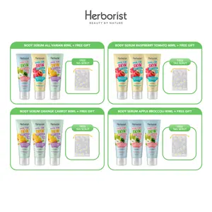 [BBD] Herborist Herborist Juice For Skin Body Serum 80ml All Varian Travel Size 3 Pcs Free Gift Tas Serut