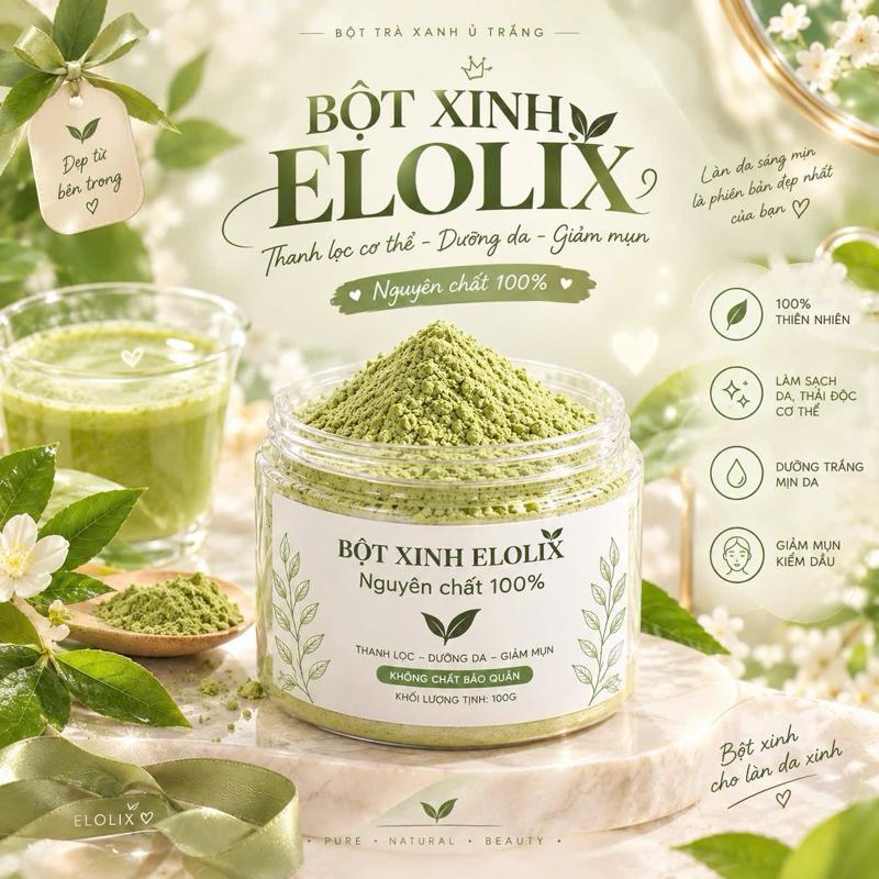Bột Trà Xanh Mix Vitamin C - 100gr - Mua 1 Tặng 1 Túi 50Gr
