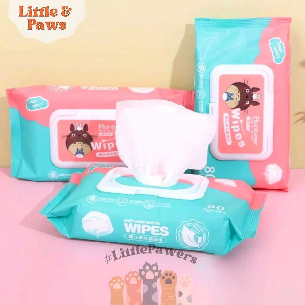Runbeier Wipes For Pet Tissue Basah Hewan Peliharaan Anjing Kucing Lembut Wangi