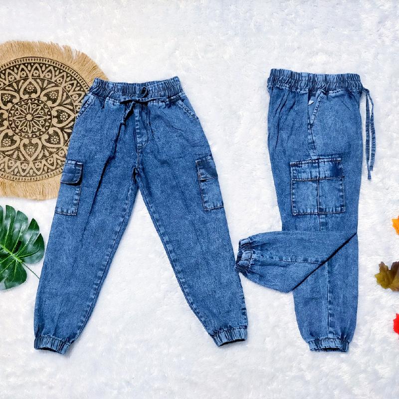 celana cargo anak joger cargo jeans  jogger 0