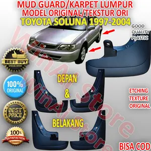 MUD GUARD/KARPET LUMPUR/SPAKBOR-TOYOTA SOLUNA 97-2004 MODEL ORIGINAL