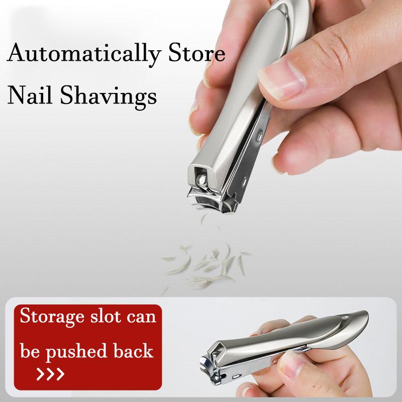 Product Introduction of KIPRUN Nail Clipper, 3Pcs Nail Trimmer, Large Sharp Stainless Steel Anti Splash Sharp Fingernail Cutter edgy 32