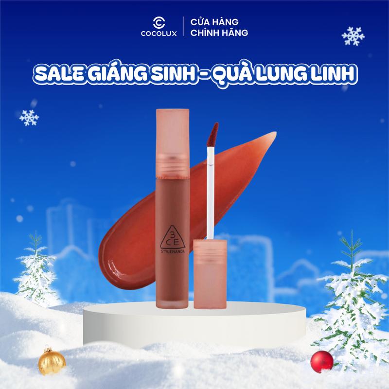  Son Kem 3CE Blur Water Tint Lì Mềm Mượt Môi 4.6g Cocolux 