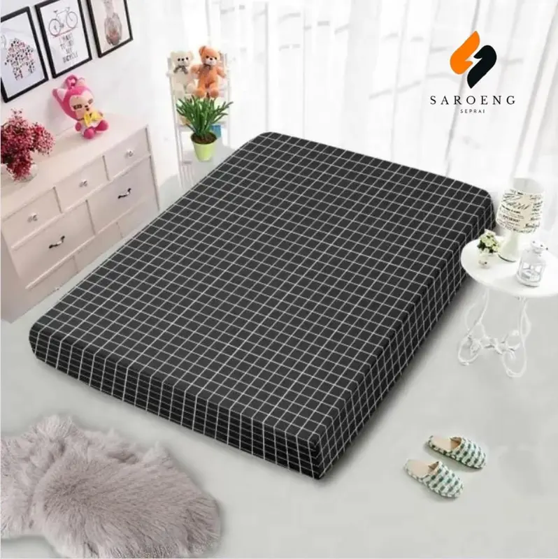 Sarung Kasur Busa Resleting Inoac 180x200 Tebal 20cm Motif Abtrak - Bantal, Guling Lantai 6