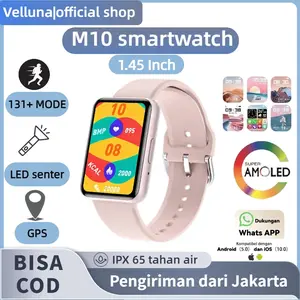 Smart Band FIT4 Bluetooth Dukungan WhatsApp Jam Tangan Olahraga Pria Pemantauan Kesehatan Tahan Air Profesional untuk Lari Berenang Mendaki Gunung & Bersepeda di Luar Ruangan Custom Wallpaper for IOS & Android Aluminium MatteBlack