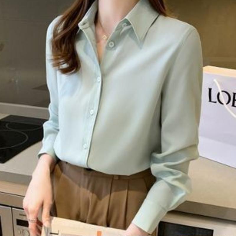 Kemeja Basic Formal Gaya Korean Style Bahan Shakila Twill Size M L XL XXL By DF Fashion 8