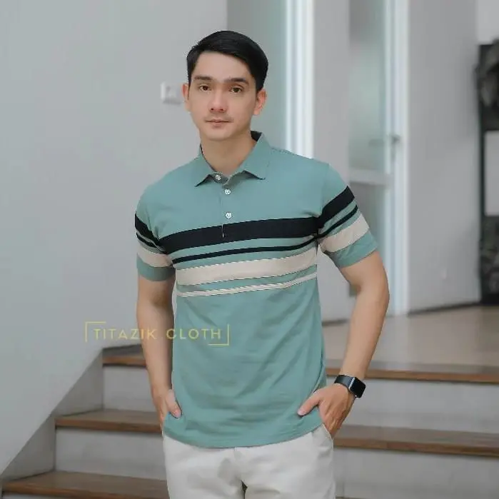 Baju Pria Kaos Kerah Tangan Pendek Polo Shirt Cotton Combed24s