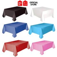 Gambar DINOSO Table Cover Taplak Meja Plastik Sekali Pakai Ukuran Panjang Penutup Meja untuk Dekorasi Perlengkapan Pesta Ulang Tahun - Putih,178*136 cm dari DINOSO INDONESIA Kota Administrasi Jakarta Barat 1 Tokopedia