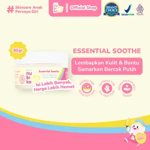 Nubiko Essential Soothe 30gr dengan 8x Ceramide Niacinamide Microbiome Moisturizer Face Cream Anak