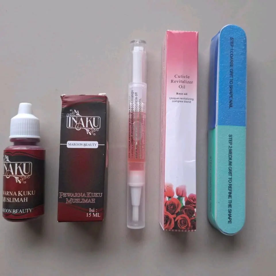 PAKET INAKU HENNA KUKU MAROON |HITAM |COKLAT SAH UNTUK SHOLAT