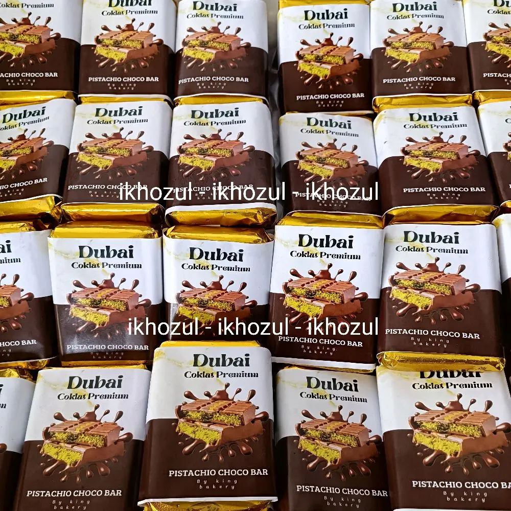 Cokelat Dubai, Cokelat, Cruncy, Free Kardus