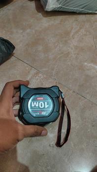 Product Review of 5/10M Measuring Tape Presisi Tinggi  /Measuring Tape/ Meteran Tukang/ Meteran Karet Baja Tahan Karat Tebal Neon Tahan Air Auto Lock from 🅨**🅕 1