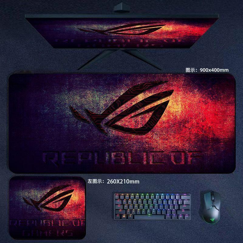 Product Introduction of Tấm Lót Chuột Mất Mắt Rog, Trò Chơi Thể Thao Điện Tử Rog Ngoại Cỡ, Tấm Lót Bàn Phím Cho Bé Trai, Máy Tính Xách Tay, Bàn Làm Việc, Tấm Lót Chuột Ins Chất Lượng Cao Và Chất Lượng Cao 12