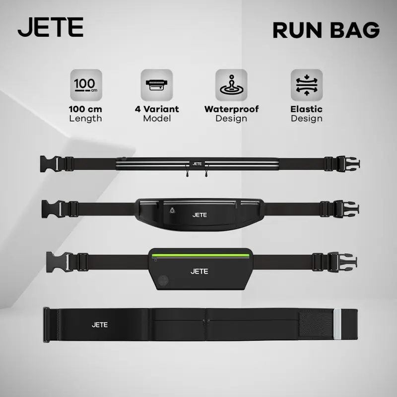 JETE RB2 Run Bag Tas Olahraga Waterproof Tas Pinggang Lari RB 2 6