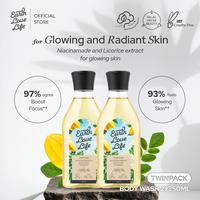 Gambar [TWINPACK BODY WASH] Earth Love Life Javanese Moringa & Balinese Starfruit Body Wash 250mL | Sabun Wangi | Sabun Mandi Cair | Melembapkan | Jerawat Punggung | Kulit Sensitif | Mencerahkan | SPF | Alergi | Premium | Sabun Harum | Cooling Sensation | - Reguler dari Earth Love Life Kab. Bekasi 1 Tokopedia
