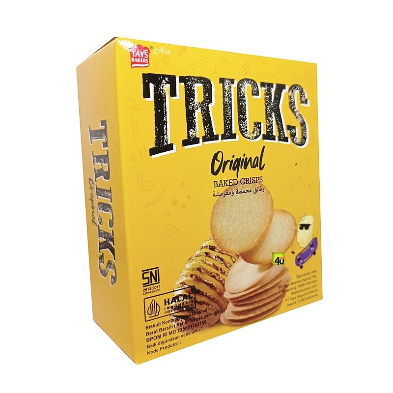 TRICKS - Baked Crisps Potato Biscuit - 1 kotak 2