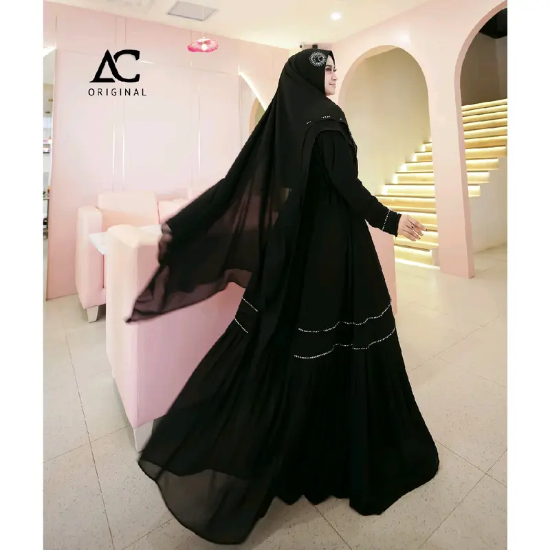 Sarimbit Syar'i  couple mom & kids set gamis syari 7