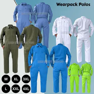 AGEN Wearpack / katelpak POLOS / baju kerja / baju bahan twill Premium
