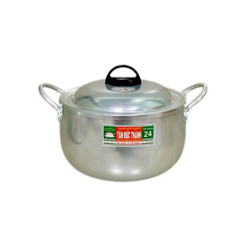 [ 16cm đến 24cm ] Nồi nhôm Tân Đức Thành kiểu Nhật dầy dặn 1