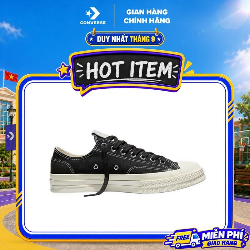 Giày Thể Thao Converse Chuck 70 OX Unisex - Black