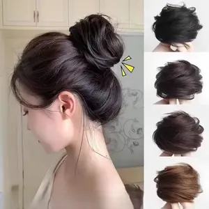 Wig Rambut Ala Korea Ikat Wig Sanggul Hairdo Praktis Rambut Palsu Hair Do Instan Sanggul Modern Kekinian