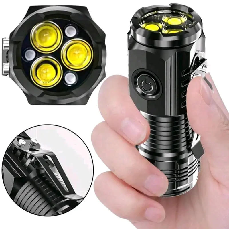 Senter Led Super Terang MX-B16 10000 Lumens Jarak Jauh Waterproof High Power Flashlight Tahan Air 5