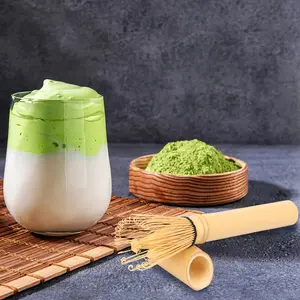 Afsheen MALL- SIDIA Chasen Bamboo Whisk Long Handle Matcha Teh Jepang 52 Tangkai - S-52