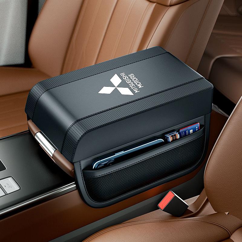 Tay Vịn Xe Hơi Trung Tâm, Đệm Mềm, Mút Hoạt Tính Màu Đen, Bảng Điều Khiển Trung Tâm Tự Động, Tay Vịn, Hộp Ghế, Thảm, Đệm, Vỏ Gối, Bảo Vệ Xe Cho Mitsubishi Outlander Lancer Pajero L200 Colt Xpander Grandis Mirage