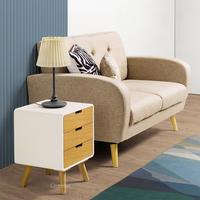 Gambar IFURNHOLIC Euro Oak Night Stand | Lemari Samping Tempat Tidur | Meja Nakas Samping Kasur | Meja Nakas Aesthetic - Ivory-Brown, Standar dari iFurnholic Furniture Store Kab. Sidoarjo 5 Tokopedia