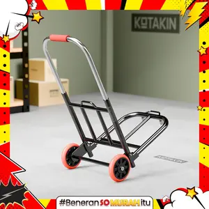 Troli Tarik Lipat Pengangkat Galon Box Troley Dorong Barang Portable Multifungsi