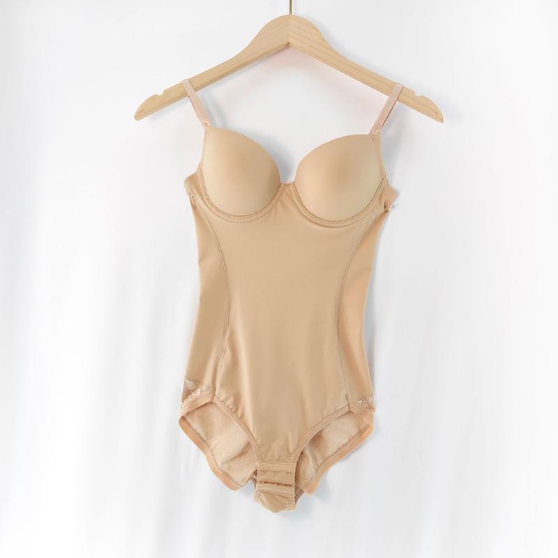 Bodysuit Nén Mịn 1 Mảnh Nâng Ngực Co Giãn Kiểm Soát Bụng Đồ Lót Nữ & Định Hình Hàng Có Sẵn