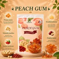 Gambar Laoats Peach Gum Drink Powder 200g - LO PEACH GUM VANILLA  dari Laoats Store Kota Tangerang 3 Tokopedia