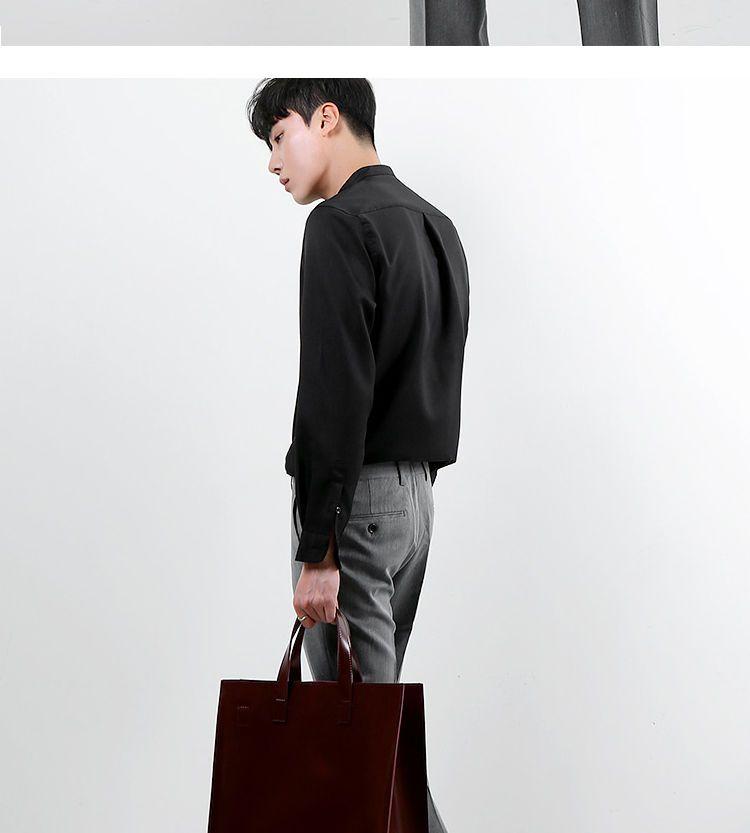 Product Introduction of 2023 Single Shoulder Crossbody Tote Bag Simple and Stylish Casual All-Matching Men's Bag Large Capacity Square Vertical Tote 12