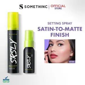 [TRAVEL SIZE AVAILABLE] SOMETHINC SRSLY Stay Matte Make Up Setting Spray - Make Up Tahan Lama