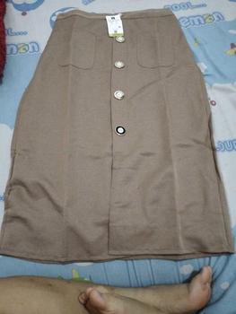 Product Review of Yellowface Viona Skirt Bahan Semi Woll Premium / Rok Wanita Korean Style / Rok Span / Rok Kerja / Rok Santai Polos Kancing Tengah / Rok Model Midi dan Panjang from 🎖**ü 𝑀**R 3