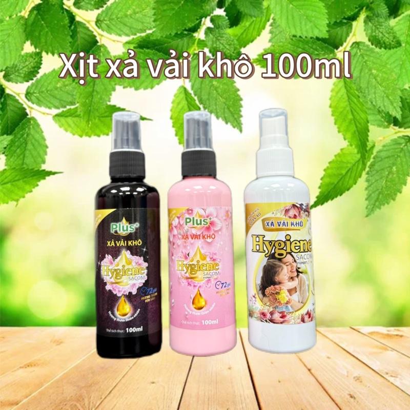 Hygiene SACOM exPERT Care - Xịt xả vải khô 100ml 3 chai 3 mùi hương - Hương…