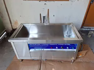 Mesin Cuci Foodtray/Ompreng/Piring Listrik Kapasitas 100L & 230L Air - Ultrasonic & Pemanas Dishwasher Multifungsi Komersial MBG/Restoran