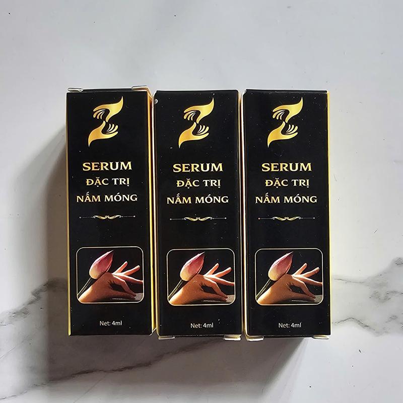   Combo 3 lọ  Serum Nấm Móng dưỡng móng tay chân  dưỡng cứng móng nấm móng phục hồi móng hư tổn lọ 4ml Làm Nail 