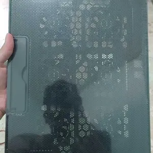 Cooling Fan Stand Laptop Portable 6 Fans Adjustable Speed To LED Silent Noise Cooler Foldable 17Inch Double Port USB Besi Kipas Pad Pendingin Computer Besi Kipas