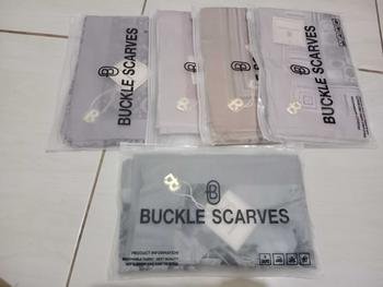 Product Review of Hijab Buckle Scarves Pouch ( ISI 5 ) Segiempat Motif Printing Voal Muslim Kerudung from F**a 1