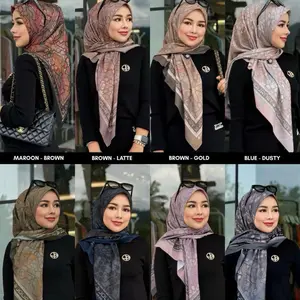 KAREEM SERIES READY STOCK TERBARU by JOURNEY SCARVES ORIGINAL jp ori HIJAB SEGIEMPAT MOTIF 8 warna