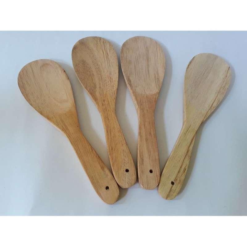[ BISA BAYAR DITEMPAT ] centong kayu / centong nasi / centong / centong kayu anti lengket / centong kayu murah / centong nasi kayu centong nasi Alat Sendok Kitchenware 3