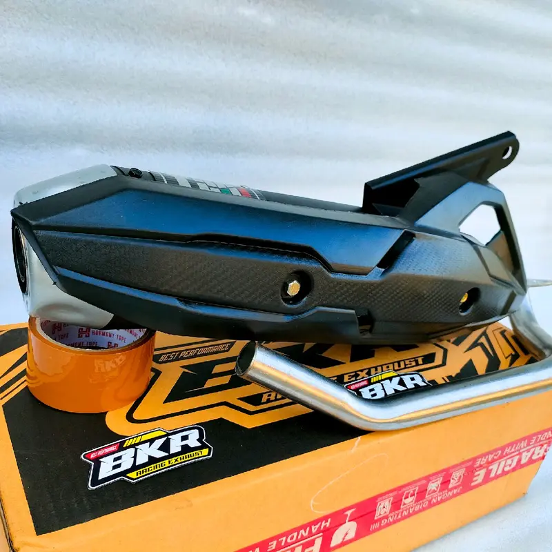 Knalpot TZM Project ngebas adem Beat Vario Scoopy PCX Nmax Aerox Mio Genio - Motorcycle Karbu Racing Silincer 4